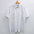 半袖シャツ ホワイトストライプ XL | 古着