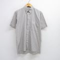 L★古着 ラルフローレン Ralph Lauren チャップス 半袖 ブランド シャツ メンズ 90年代 90s ボタンダウン 薄ベージュ他 カーキ チェック 【spe】 25aug06 中古 トップス