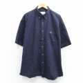 エディーバウアー 00s 半袖シャツ ネイビー XL | 古着
