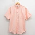 XL★古着 アロー 半袖 シャツ メンズ 80年代 80s ボタンダウン USA製 ピンク 26apr17