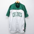 XL★古着 ナイキ NIKE 半袖 シャツ メンズ 00年代 00s NBA ボストンセルティックス 刺繍 大きいサイズ ロング丈 白 バスケットボール【spe】 26apr22