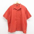 アールイーアイ 半袖シャツ 開襟 オレンジ XL | 古着