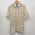 アロー 90s 半袖シャツ ベージュチェック XL | 古着