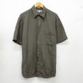ペリーエリス 90s 半袖シャツ グリーン L | 古着