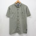 パタゴニア 半袖シャツ チェック グリーン L | 古着
