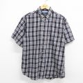 00s 半袖シャツ チェック グリーン L | 古着
