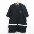 ナイキ 00s 半袖シャツ ワンポイントロゴ ブラック XL | 古着