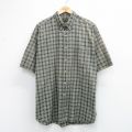 00s 半袖シャツ チェック グリーン XL | 古着
