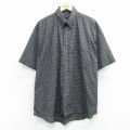 ピューリタン 00s 半袖シャツ チェック ブラック XL | 古着