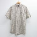 ラルフローレン 90s 半袖シャツ チェック ベージュ XL | 古着