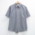 アロー 90s 半袖シャツ チェック ネイビー XL | 古着