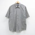 アロー 90s 半袖シャツ ネイビーチェック L | 古着