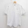 90s 半袖シャツ 鳥 ホワイト L | 古着
