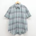 アーノルドパーマー 90s 半袖シャツ グレーチェック XL | 古着