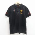ラルフローレン 半袖ラガーシャツ ブラック XL | 古着