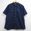 ラルフローレン 90s 半袖シャツ ワンポイントロゴ ネイビー メンズXL相当 | 古着