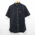 ラルフローレン 90s 半袖シャツ ボタンダウン ブラック メンズXL相当 | 古着