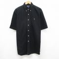 ラルフローレン 90s 半袖シャツ ワンポイントロゴ ブラック メンズXL相当 | 古着