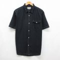 ラルフローレン 半袖シャツ チェック ブラック メンズL相当 | 古着