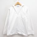M★古着 長袖 ビンテージ ミリタリー セーラー トップス メンズ 60年代 60s NAVAL 白 ホワイト 25oct22 中古