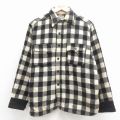 L★古着 ヘラクレス 長袖 ビンテージ ウール シャツ メンズ 60年代 60s 黒 バッファロー チェック【spe】 26jan22