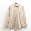 L★古着 長袖 ビンテージ ミリタリー シャツ メンズ 50年代 50s USA製 ベージュ 26feb18