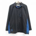 レッドキャップ 長袖ワークシャツ Goodwrench ブラック XL | 古着