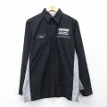 L★古着 レッドキャップ 長袖 ワーク シャツ メンズ 00年代 00s EWING 黒他 26feb26