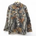 L★古着 長袖 ハンティング シャツ メンズ Bradford リアルツリー コットン 茶他 迷彩 26mar07