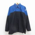 XL★古着 レッドキャップ 長袖 ワーク シャツ メンズ 00年代 00s MOPAR リップストップ ツートンカラー 黒他【spe】 26mar11