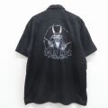 ディッキーズ 半袖ワークシャツ DIRTY GOATEES ブラック XL | 古着
