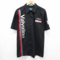 CINTAS 半袖ワークシャツ Valvoline ブラック XL | 古着