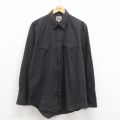 XL★古着 ELY 長袖 ウエスタン シャツ メンズ 90年代 90s 黒 ブラック 25aug30 中古 トップス