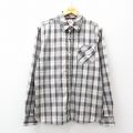 M★古着 リーバイス Levis 長袖 ウエスタン シャツ メンズ グレー他 チェック 26apr06