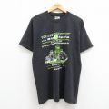 00s 半袖Tシャツ レーシングカー ブラック XL | 古着
