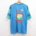 ビューグルボーイ 90s 半袖Tシャツ サーフィン ライトブルー XL | 古着
