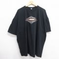 ラコニア 半袖Tシャツ モーターサイクル ブラック XL | 古着