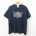 00s 半袖Tシャツ 鳥 ブラック XL | 古着