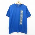 フルーツオブザルーム 00s 半袖Tシャツ サーフィン ブルー XL | 古着