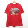 半袖Tシャツ レーシングカー レッド XL | 古着
