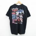 半袖Tシャツ レーシングカー ブラック XL | 古着
