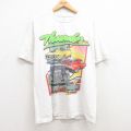 ジョンガルト 半袖Tシャツ 車 ホワイト XL | 古着