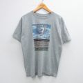 00s 半袖Tシャツ レーシングカー グレー L | 古着