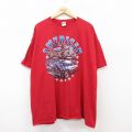 フルーツオブザルーム 00s 半袖Tシャツ クラシックカー レッド XL | 古着