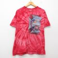 PRO PULLING LEAGUE 半袖Tシャツ タイダイ レッド XL | 古着