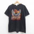 モーターサイクルラリー 半袖Tシャツ ブラック XL | 古着
