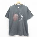 L★古着 ハーレーダビッドソン Harley Davidson 半袖 Tシャツ メンズ バイク USA製 グレー 【spe】 25aug05 中古