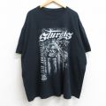 XL★古着 半袖 Tシャツ メンズ バイク スタージス 大きいサイズ クルーネック 黒 ブラック 25aug07 中古