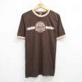 XL★古着 半袖 Tシャツ メンズ レーシングカー LUKE HORNING クルーネック 濃グレー 霜降り 25aug21 中古