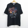 00s 半袖Tシャツ CHROME&STEEL ブラック XL | 古着